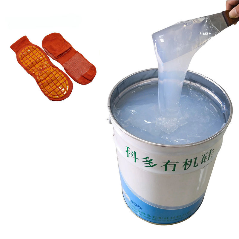 Anti Slip Liquid 1kg / 2kg Socks Silicone Silk Screen Printing